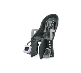 Polisport Guppy Maxi+ gyerekülés hátsó vázra, sötétszürke/ezüst