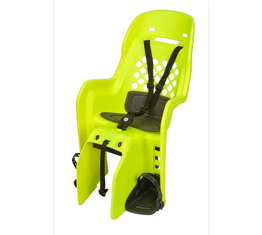 Polisport JOY gyerekülés csomagtartóra neon sárga/sötétszürke párnával