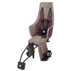 Bobike Exclusive Maxi Plus gyerekülés hátsó vázra, 22kg-ig, 5pontos öv, karamell