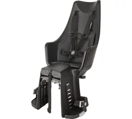 Bobike Exclusive Maxi Plus gyerekülés hátsó vázra, 22kg-ig, 5 pontos öv, fekete