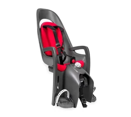 Hamax Caress gyerekülés csomagtaróra 22kg-ig terhelhető, rugós, sötétszürke/piros