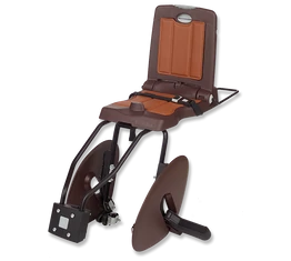 Bobike Classic Junior gyerekülés hátsó vázra 35kg-ig terhelhető 5-10 éves korig kávé barna lehajtható