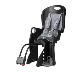 Kellys Keeper 30 gyerekülés hátsó vázra, 22kg-ig, 5 pontos öv, fekete