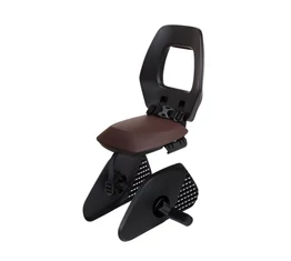 Bobike One Junior gyerekülés csomagtartóra, 35kg-ig, barna