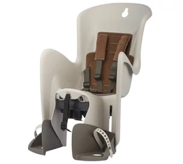 Polisport Bilby gyerekülés csomagtartóra krém/barna párna