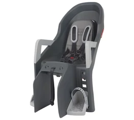 Gyerekülés csomagtartóra Polisport Guppy Maxi sötétszürke/ez