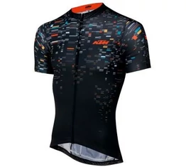 KTM Factory Prime rövid ujjú kerékpáros mez fekete/narancs S