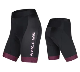 Kellys Maddie kerékpáros rövid nadrág, női, betétes fekete/pink S