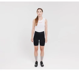 Kellys Maddie 3 női kerékpáros rövidnadrág betétes, kantár nélküli, fekete, XL