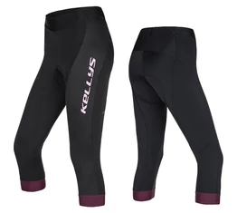 Kellys Maddie 2 Bordó női kerékpáros hosszú nadrág betétes, 3/4-es, M