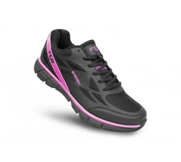 FLR Energy szabadidő/spining cipő, Active talp, klasszikus fűző, fekete/pink 40-es