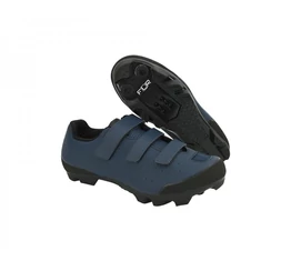 FLR F-57 MTB cipő, 3 tépőzáras rögzítés, 43-as méret, tengerészkék