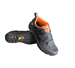 Cipő MTB KTM Factory Enduro fekete, damilos rögzítés, Vibram-talp, 43-as