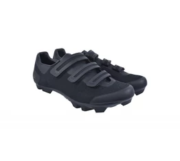 FLR F-55 Knit MTB cipő, 3 tépőzáras rögzítés, 41-es méret fekete