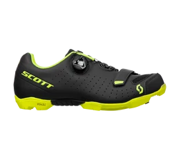 Scott Comp MTB cipő Boa fűző matt fekete/neon sárga 43-as