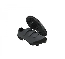 FLR F-57 MTB cipő, 3 tépőzáras rögzítés, 39-es méret, sötétszürke