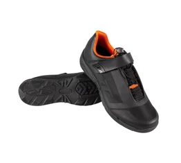 KTM Factory Character Tour szabadidős kerékpáros cipő fekete/narancs 44-es
