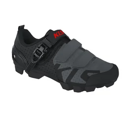Kellys KLS Edge MTB cipő csatos/tépőzáras fekete/szürke, 40-es