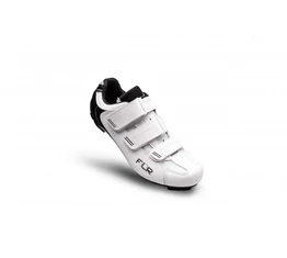 FLR Pro Road F-35 országúti cipő, 3 tépőzáras, fehér/fekete, 42-es