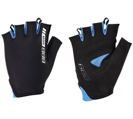 BBB BBW-44 Racer kerékpáros kesztyű rövid ujjú, fekete/kék S