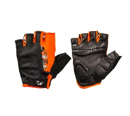 KTM Factory Line rövid ujjú kesztyű, fekete/narancs, M