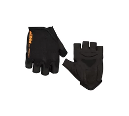 KTM Factory Line 26 rövid ujjú kesztyű fekete/narancssárga színben M-es