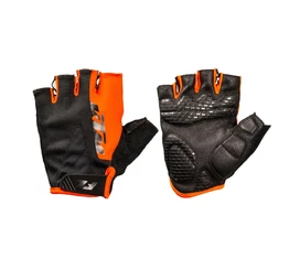 KTM Factory Line rövid ujjú kesztyű, fekete/narancs, S