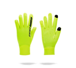 BBB RaceShield kerékpáros kesztyű, hosszú ujjú, BBB BWG-11, téli, neon L-es