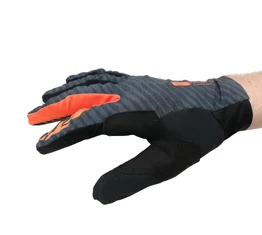 KTM Factory Enduro hosszú kesztyű fekete/narancs L-es