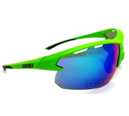 BBB Impulse PC sport szemüveg BSG-52, matt zöld, 3 lencsével