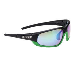 BBB BSG-45 Adapt Fulframe szemüveg mattfekete/zöld keret, PC zöld lencsékkel