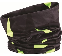 Sál BBB ThermoNeck BBW101 varrás nélküli kerékpáros sál, fekete/neon