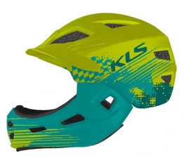 Kellys Sprout Black/Green full Face gyerek bukósisak XS 48-52cm lime