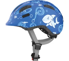 ABUS Smiley 2.0 cápás kék gyerek bukósisak M 50-55cm