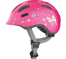 ABUS Smiley 2.0 pillangós rózsaszín gyerek bukósisak S 45-50cm