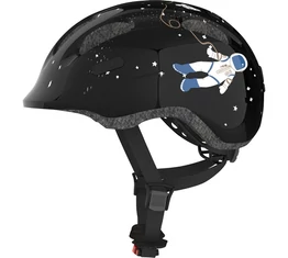 ABUS Smiley 2.0 űrhajós fekete gyerek bukósisak M 50-55cm