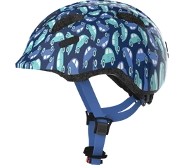 Abus Smiley 2.0 gyerek bukósisak kék autós 50-55cm, M