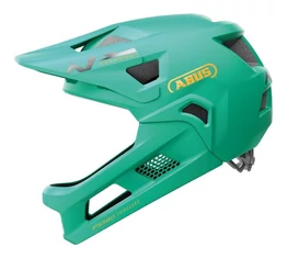 ABUS kerékpáros gyerek sisak YouDrop FF fullface S 48-55 cm salvia sage green színben