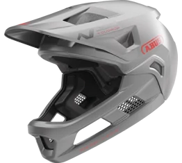 ABUS kerékpáros gyerek sisak YouDrop FF fullface S 48-55 cm titan silver színben