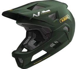 ABUS kerékpáros gyerek sisak YouDrop FF fullface S 48-55 cm moss green színben