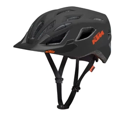 KTM Factory Line kerékpáros bukósisak mattfekete/narancs 54-58cm