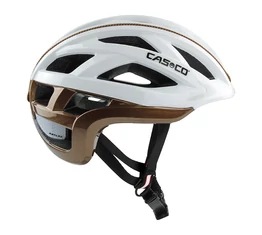 Casco Cuda 2 Strada kerékpáros bukósisak fehér/kávé M-es (54-58cm fejkerület)