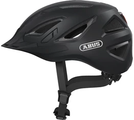 Abus Urban-I Signal kerékpáros bukósisak villogóval L fekete 56-61cm