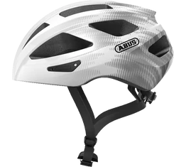 Abus Macator kerékpáros szabadidő bukósisak fehér/ezüst S, (51-55cm fejkerülethez)
