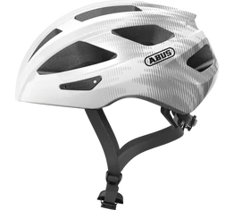Abus Macator kerékpáros szabadidő bukósisak fehér/ezüst M-es, (52-58cm fejkerület)