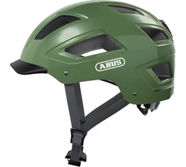 Abus Hyban 2.0 kerékpáros bukósisak beépített villogóval jade zöld M 52-58 cm