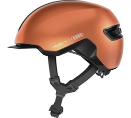 Abus HUD-Y felnőtt városi bukósisak In-Mold, mágneses hátsó lámpa, goldfish orange S (51-55cm)