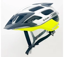 Abus Moventor Quin MTB bukósisak esésérzékelővel, M-es 52-57 cm szürke/neonsárga
