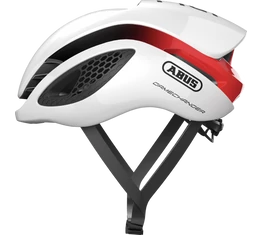 Abus Gamechanger országúti bukósisak L-es (59-62cm-es fejkörmérethez), fehér/piros