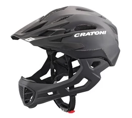 Cratoni C-Maniac fullface felnőtt bukósisak matt-fekete L-XL, 58-61cm
